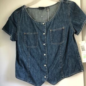 Top...denim indigo
